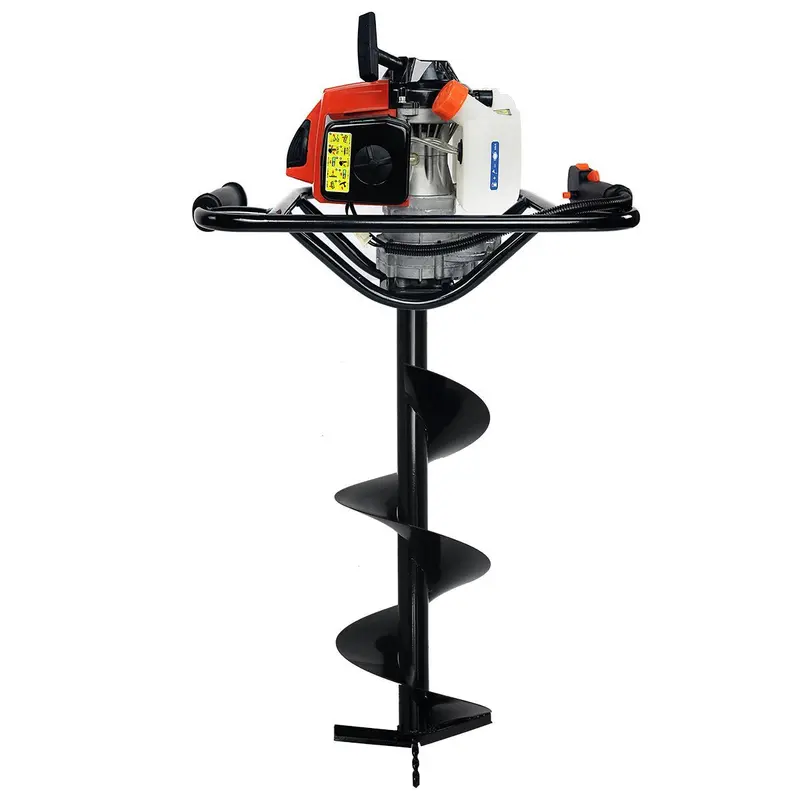 10″ V-Type Auger Bit Compatible with 2.5HP, 63cc Air-Cooled 2-Stroke Post Diggers