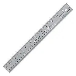 12-Inch Stainless Steel Straight Edge Ruler