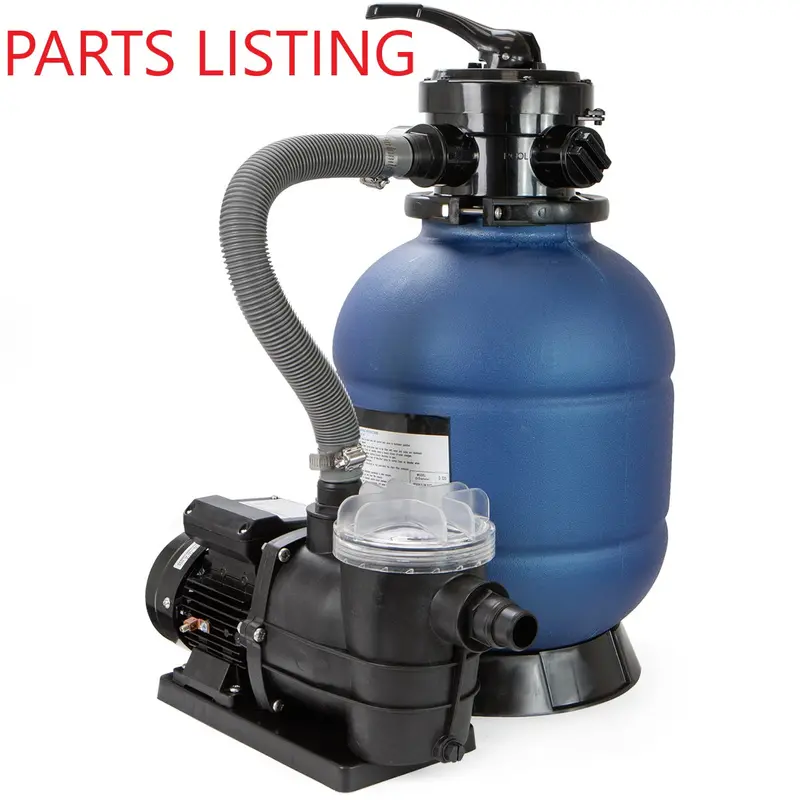13-Inch Sand Filter with Integrated Pump – Complete Above-Ground Pool Filtration System (Model 75138)