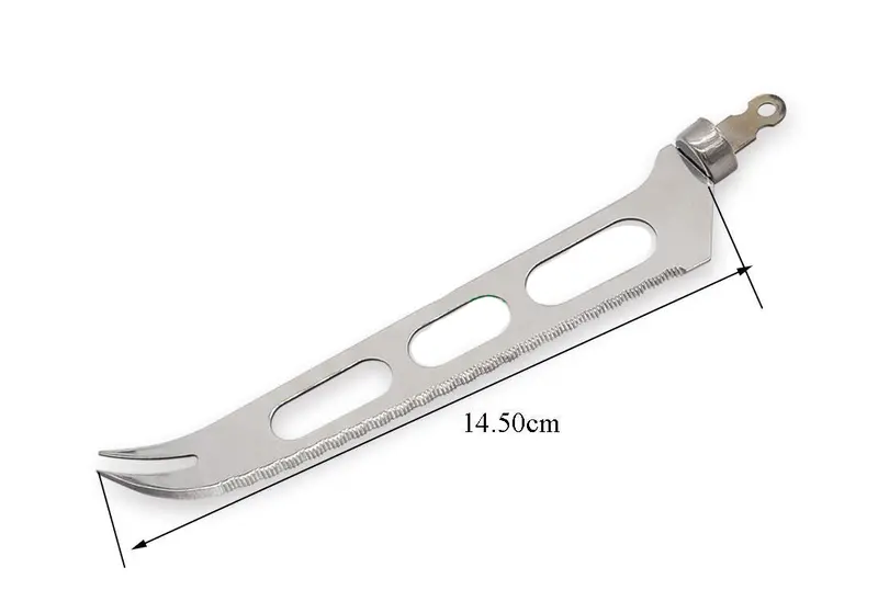 145mm Serrated Stainless Steel Cheese Knife Kit – Precision Grip Design