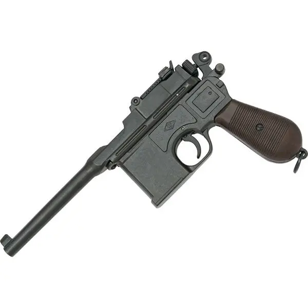 1896 Mauser Broomhandle Replica – 11.5″ Non-Firing Display with Derlin Grips
