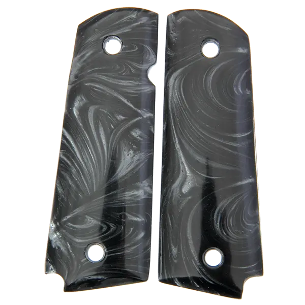 1911 Compact-Size Acrylic Grips with Faux Black Pearl Finish
