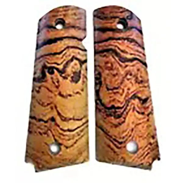 1911 Full-Size ABS Grips Featuring UV-HD Desert Ironwood Cathedral Grain