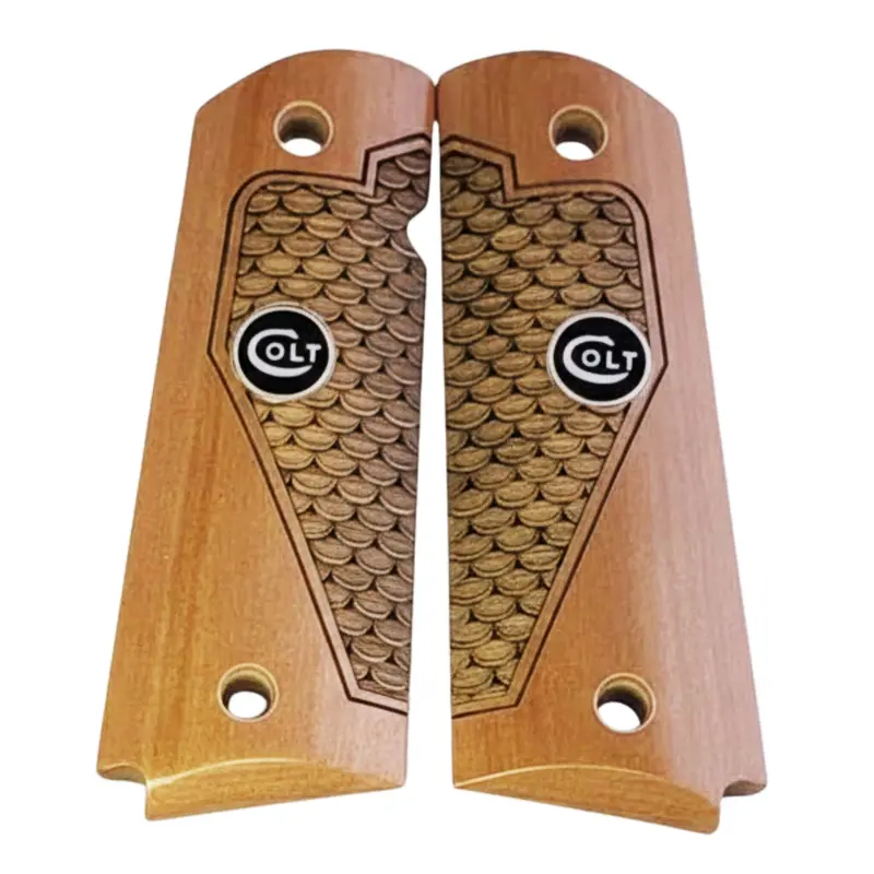 1911 Full-Size Fishscale-Textured G10 Grips with Black Colt Medallion