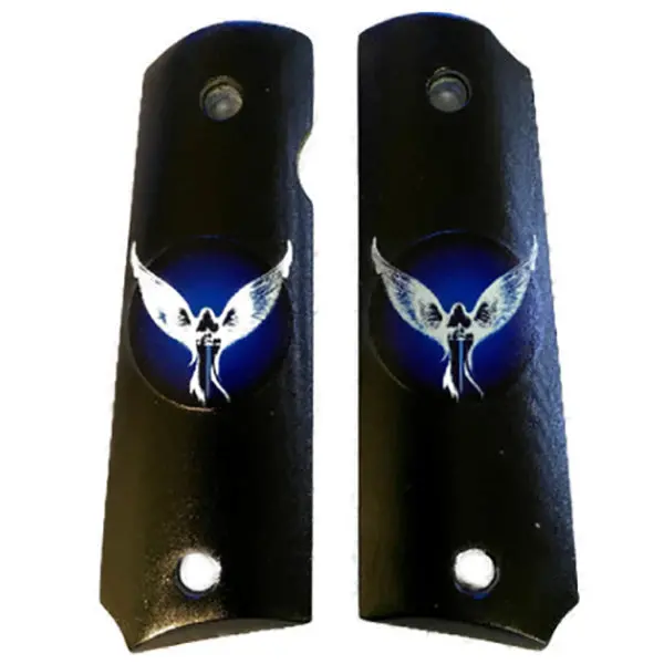 1911 Full-Size UV-Printed Acrylic Grips – Guardian Angel Theme in High Definition