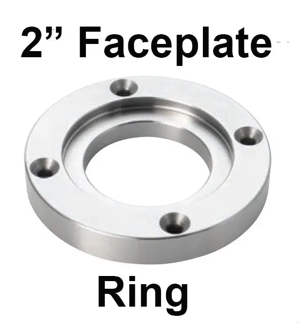 2-Inch Replacement Faceplate Jaws for Record and Rikon Lathes