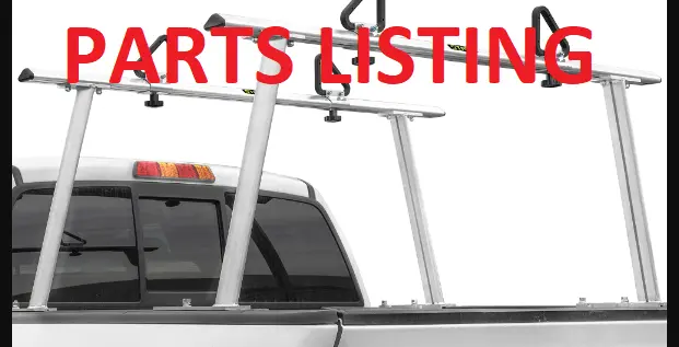 26507 Universal Aluminum Roof Rack – 1000 LBS Load Capacity – Parts Diagram