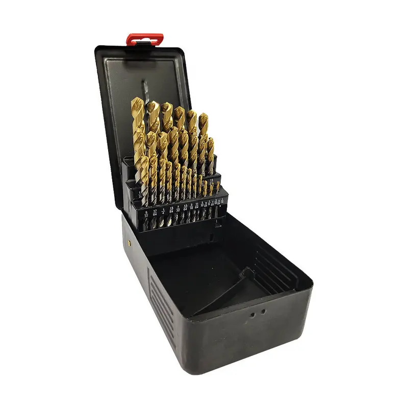 29-Piece Imperial HSS TiN-Coated Precision Drill Bit Set
