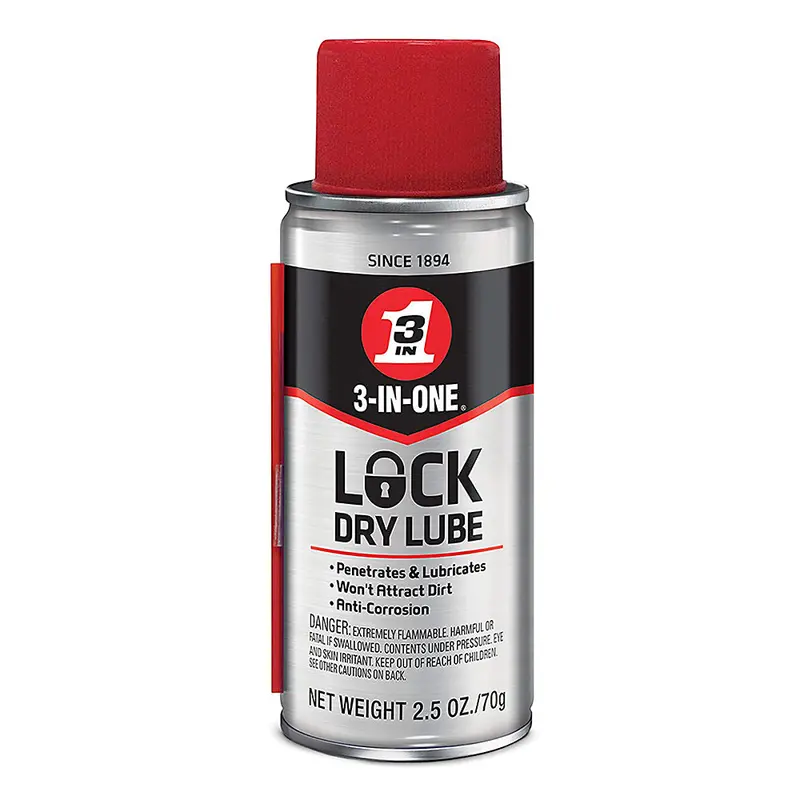 3-IN-ONE Lock-Specific Dry Lubricant – 2.5 oz