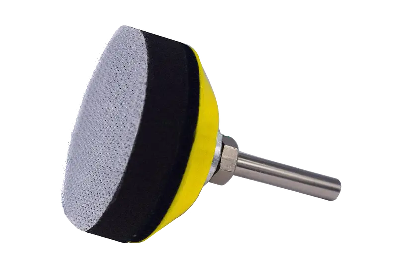 3-Pack 2-Inch Hook-and-Loop Sanding Disc Mandrel with Interface Pad