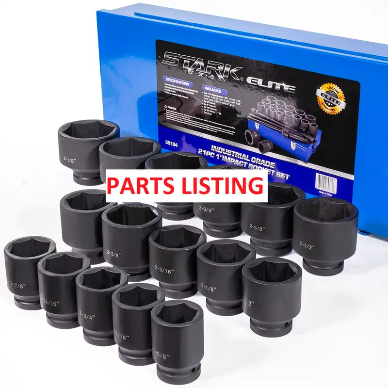 35104 21-Piece Metric/SAE Socket Set – OEM Parts List