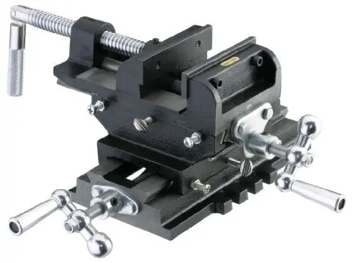 4″ Cross-Sliding Vise with Integrated Slide Bar – Precision Machining Fixture