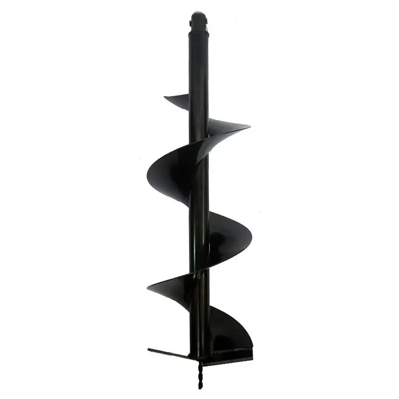 4-Inch Earth Auger Bit – Compatible with Handheld Post-Hole Diggers