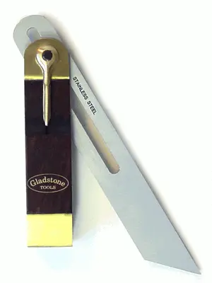 7.5″ Rosewood Sliding Bevel Gauge – Adjustable Angle Layout Tool