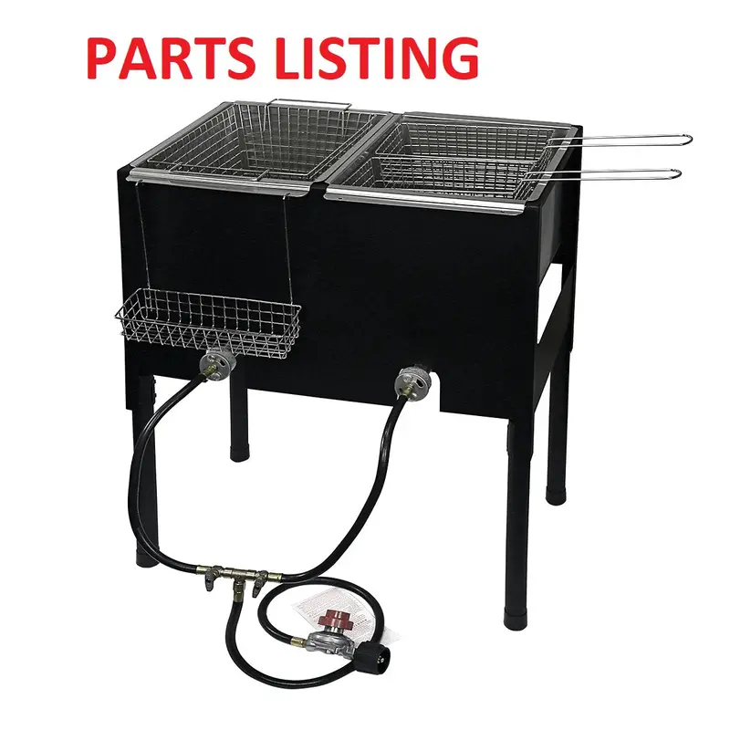 95514 UL-Certified Double Standing Fryer with Regulator – BARTON Service Parts