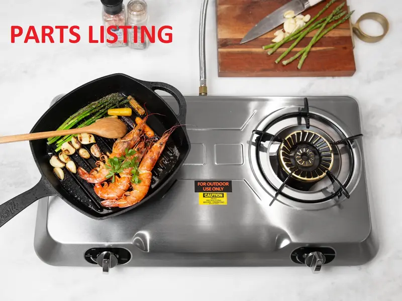 95518 Stainless Steel Dual-Burner Outdoor Stove – BARTON Maintenance Parts
