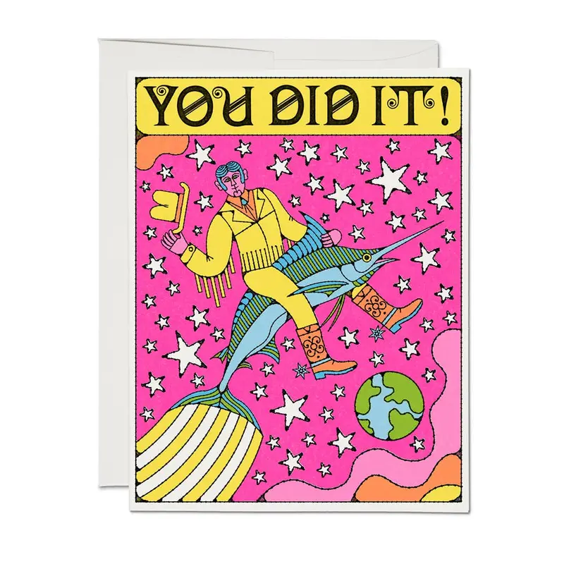 Achievement Celebration Greeting Card