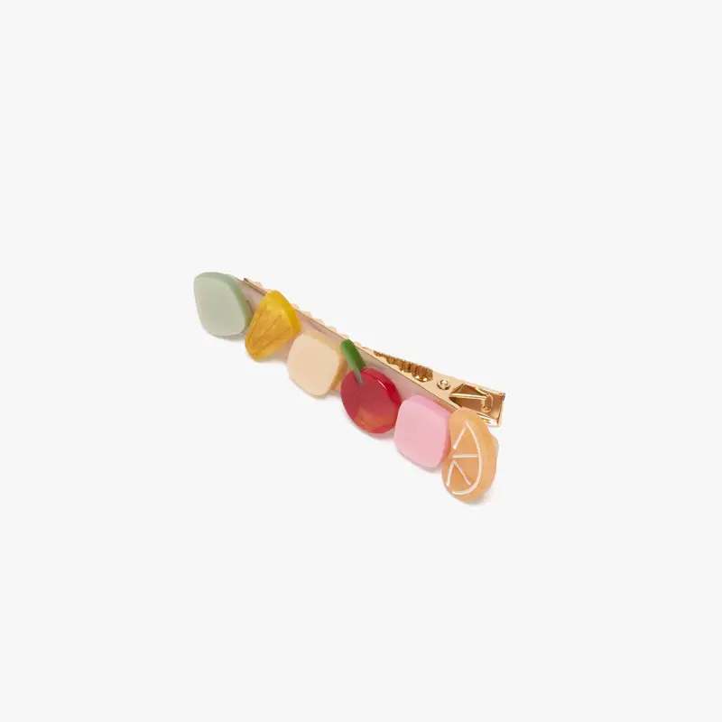 Ambrosia Fruit Salad Alligator Hair Clip in Vibrant Acetate
