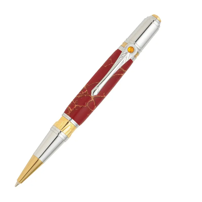 Art Deco-Style Ballpoint Pen Kit for Custom Assembly