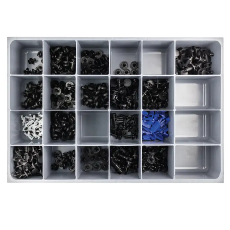 Asian-Style Hardware Assortment – 350-Piece Retainer Set