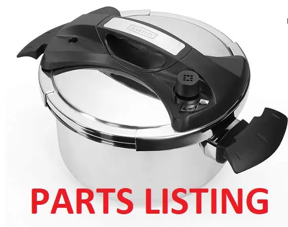 Barton 6-Quart Pressure Cooker Replacement Parts Catalog