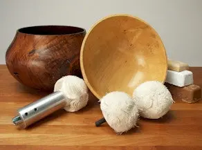 Beall 2-Inch Bowl Buffing Kit for Small-Diameter Woodturning