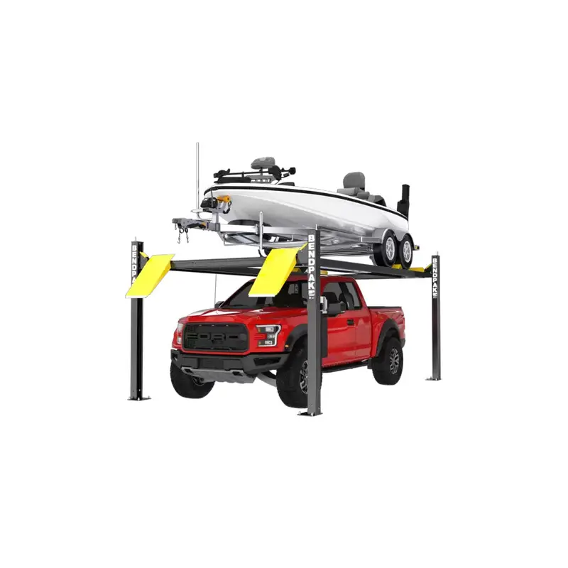 BendPak HD-75BXT Adjustable-Track Four-Post Lift – 7,000 lb for Cars & Boats