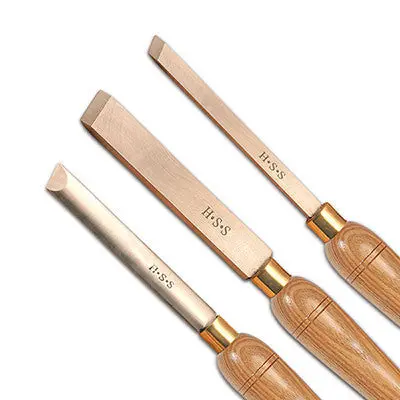 Benjamin’s Best Skew Chisel Set — 3-Piece Lathe Tool Kit