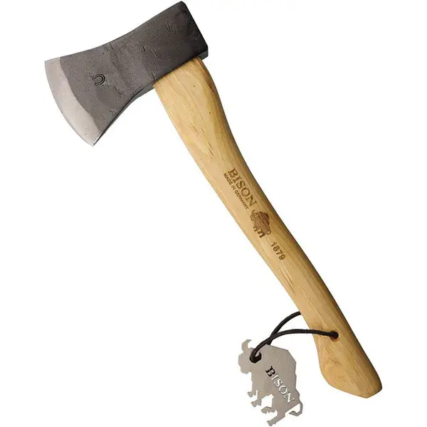 Bison 1879 Outdoor Hatchet – 15-Inch Overall Length, Full-Tang Forged Steel