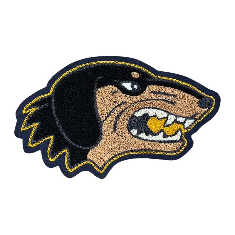 Black and Tan Dachshund Chainstitch Embroidery Patch