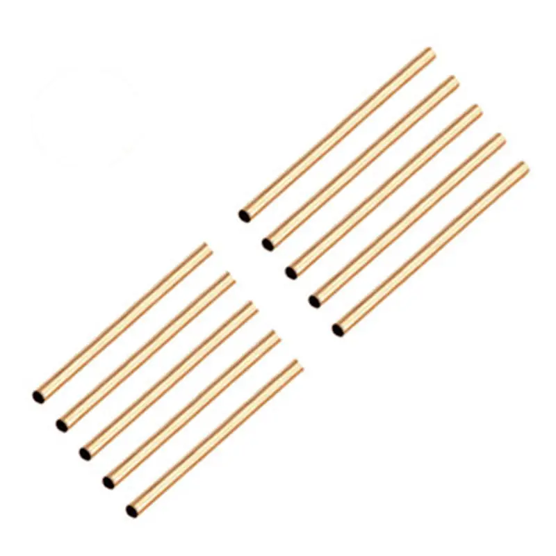 Black Powder-Coated 7mm Pen Tubes – 5-Pack (Slimline & Comfort Grip)