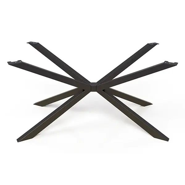 Black Spider-Style Metal Table Legs – 53″ L × 26″ W × 28″ H, 800 LB Support Rating