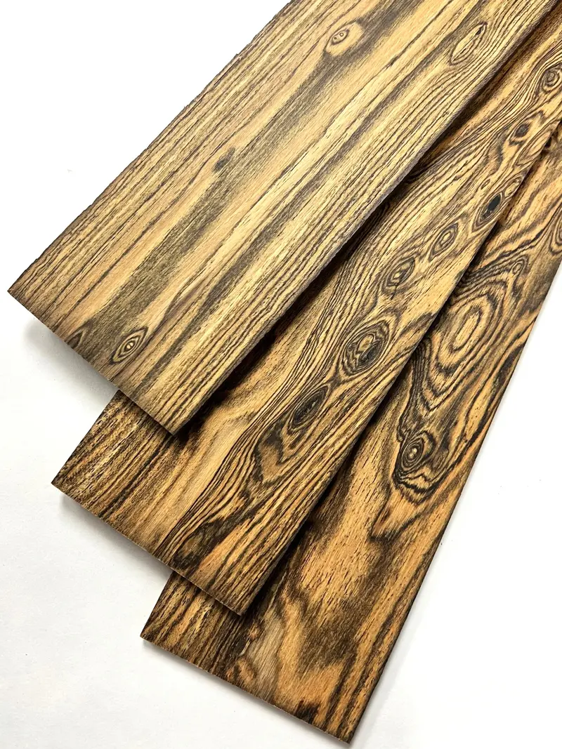 Bocote Guitar Thins – 24″ × 3″ × 3/8″ Bold-Grained, Dense Tropical Hardwood Blanks for Unique Instruments