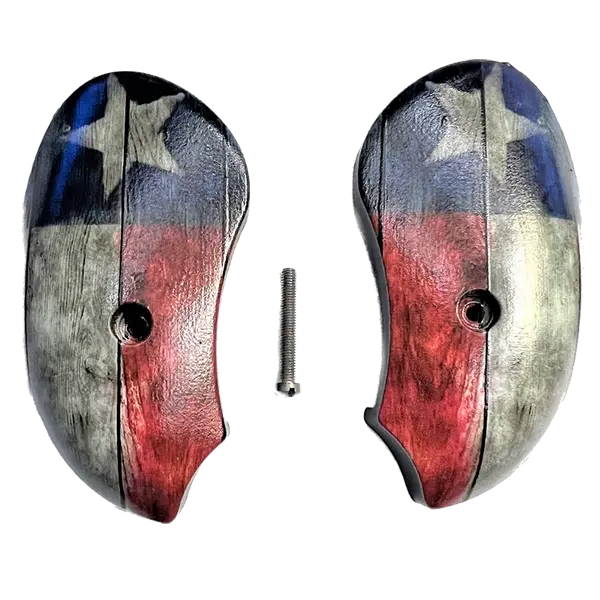 Bond Arms XL Derringer Grips with Rustic Texas Flag UV/HD Print