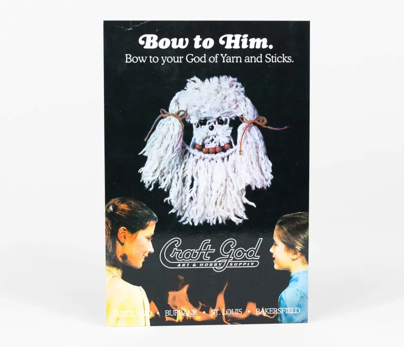 ‘Bow To Him’ Illustrated Postcard – Surreal & Devotional Art Print
