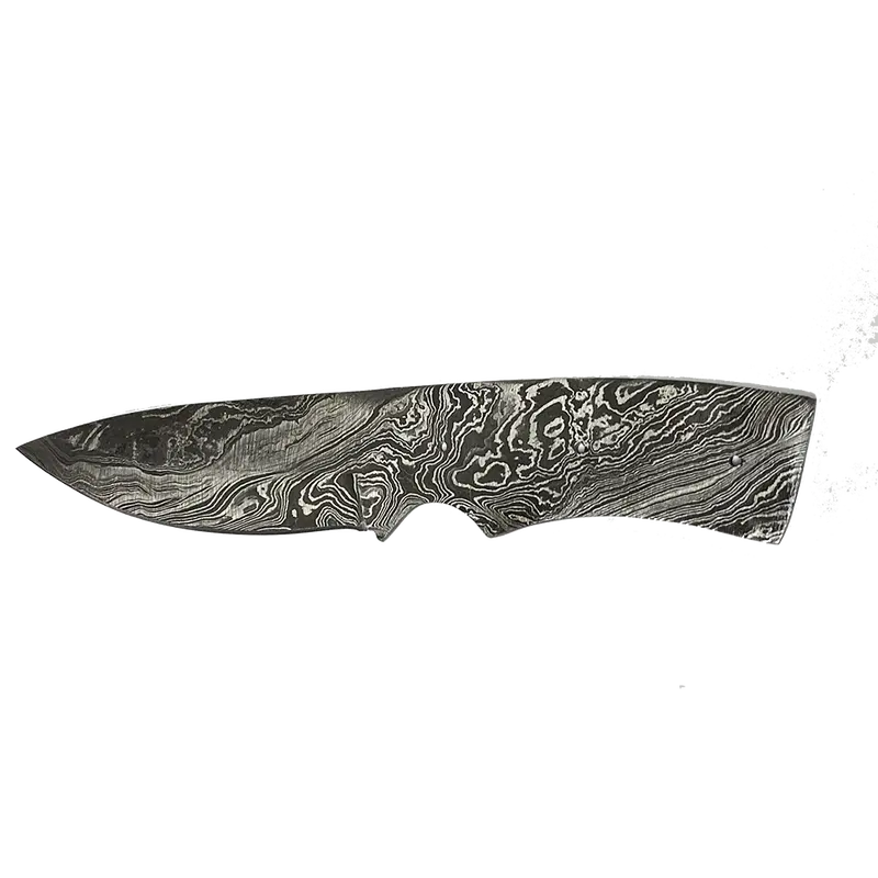 Budget-Friendly Washita Damascus Knife Blank – Ready-to-Finish