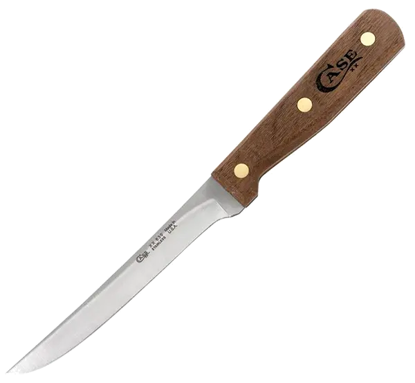 Case Boning Knife – 6″ Stainless Steel Blade, Walnut Wood Handle – XX635 Pattern