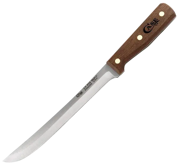 Case Slicer Knife – 9″ Stainless Steel Blade, Walnut Wood Handle – XX635 Pattern