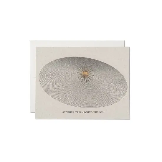 Celebratory Birthday Card: Another Trip Around the Sun
