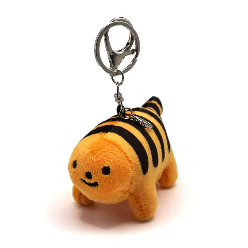 Cheese-Themed Mini Plush Keychain