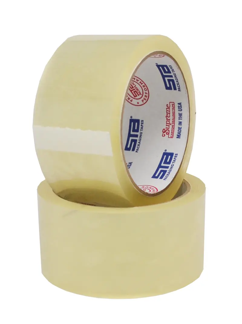 Clear Polypropylene Sealing Tape – 2-Inch by 55-Yard Rolls (Pack of 2)
