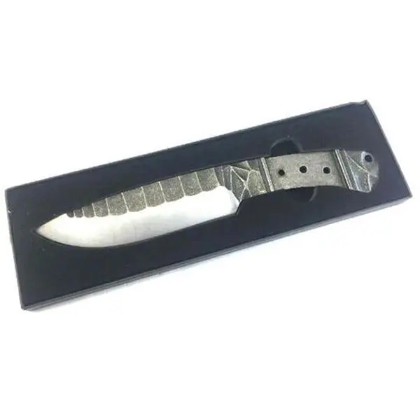 CNC-Machined T1 Primitive Knife Blank – 10-Inch Stone-Washed Blade (AOL Ready)