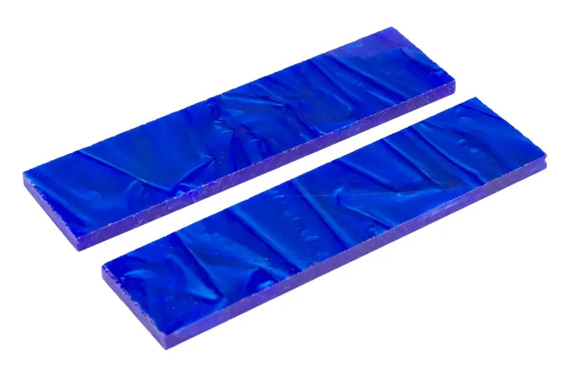 Cobalt Blue Knife Handle Scales – 0.25″ Thick × 1.5″ × 5″ (Pair)