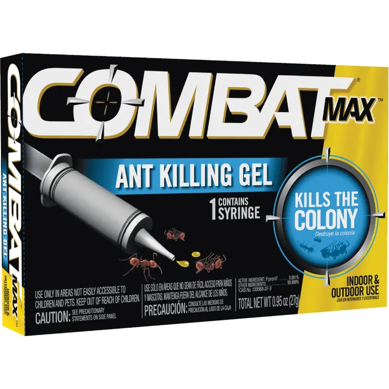 Combat Max Ant Bait Gel – 0.95 Oz. Tube, Indoor/Outdoor Pest Control 1