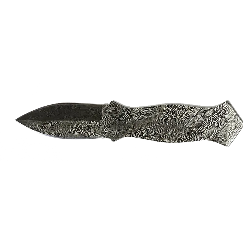 Compact Big D Boot Knife Damascus Blank – Value-Oriented Blade Stock