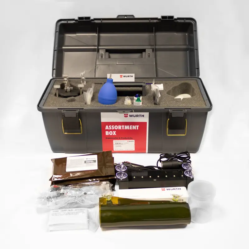 Complete Windshield Crack Repair Kit with Resin and Injector
