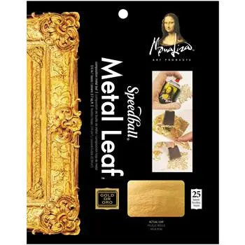 Composite Metal Leafing Sheets – 25-Sheet Pack