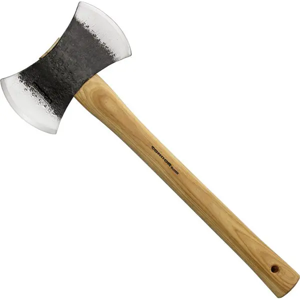 Condor Double-Bit Michigan Logging Axe – 26-Inch Dual-Edge Timber Tool