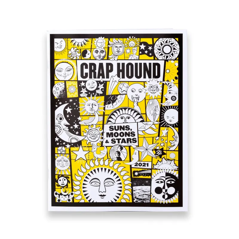 Crap Hound Illustrated Art Print: Suns Moons & Stars