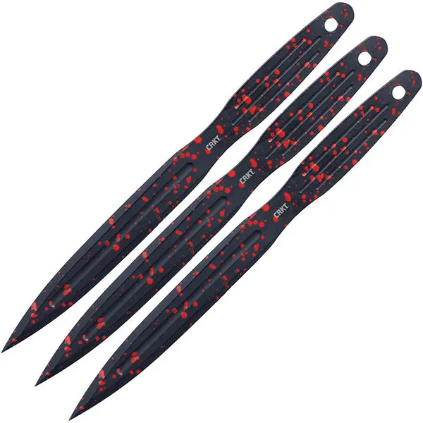 CRKT Onion Throwing Knives – Stainless Steel, Weight-Optimized Trio